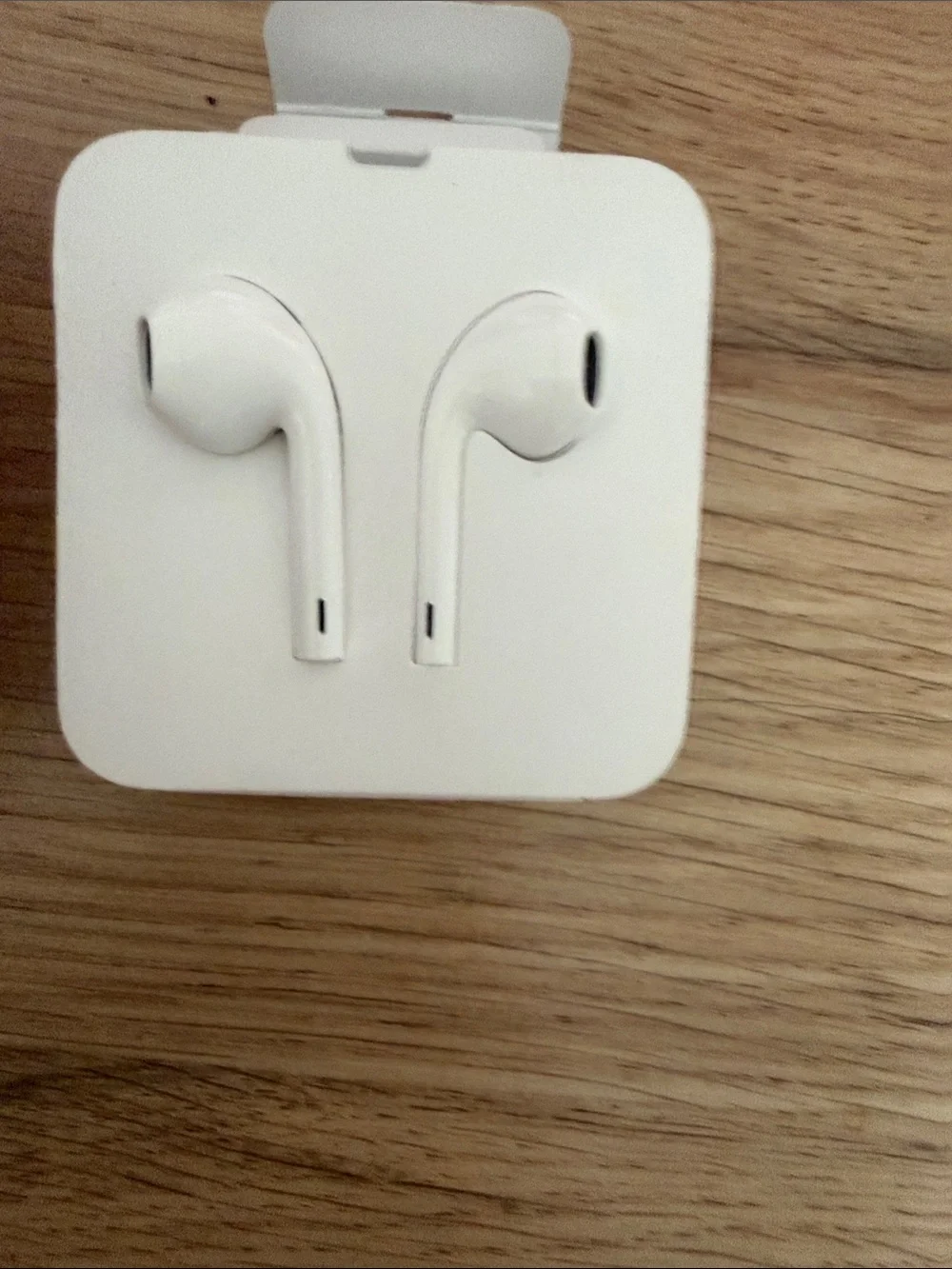 Apple White Wired Earbuds with Square Carrying Case